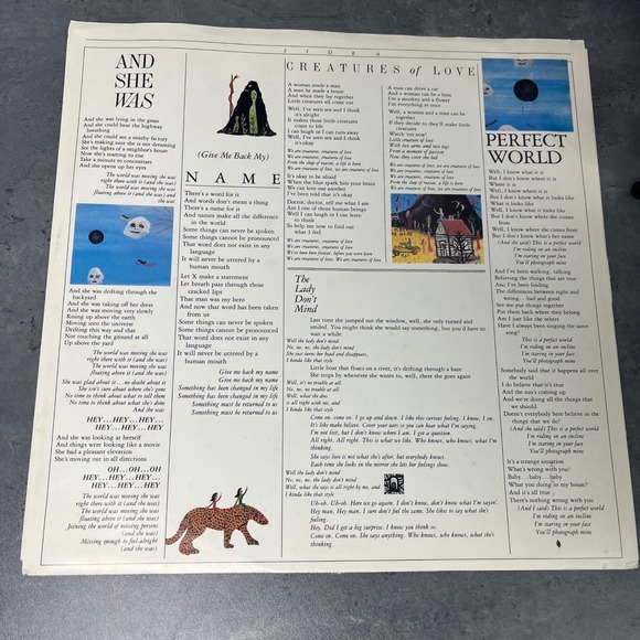 Talking Heads Little Creatures Vinyl LP Record Album w/ Sleeve VG- / VG 1985 - Picture 3 of 16